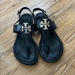 Tory Burch Leather Sandals 9.5
